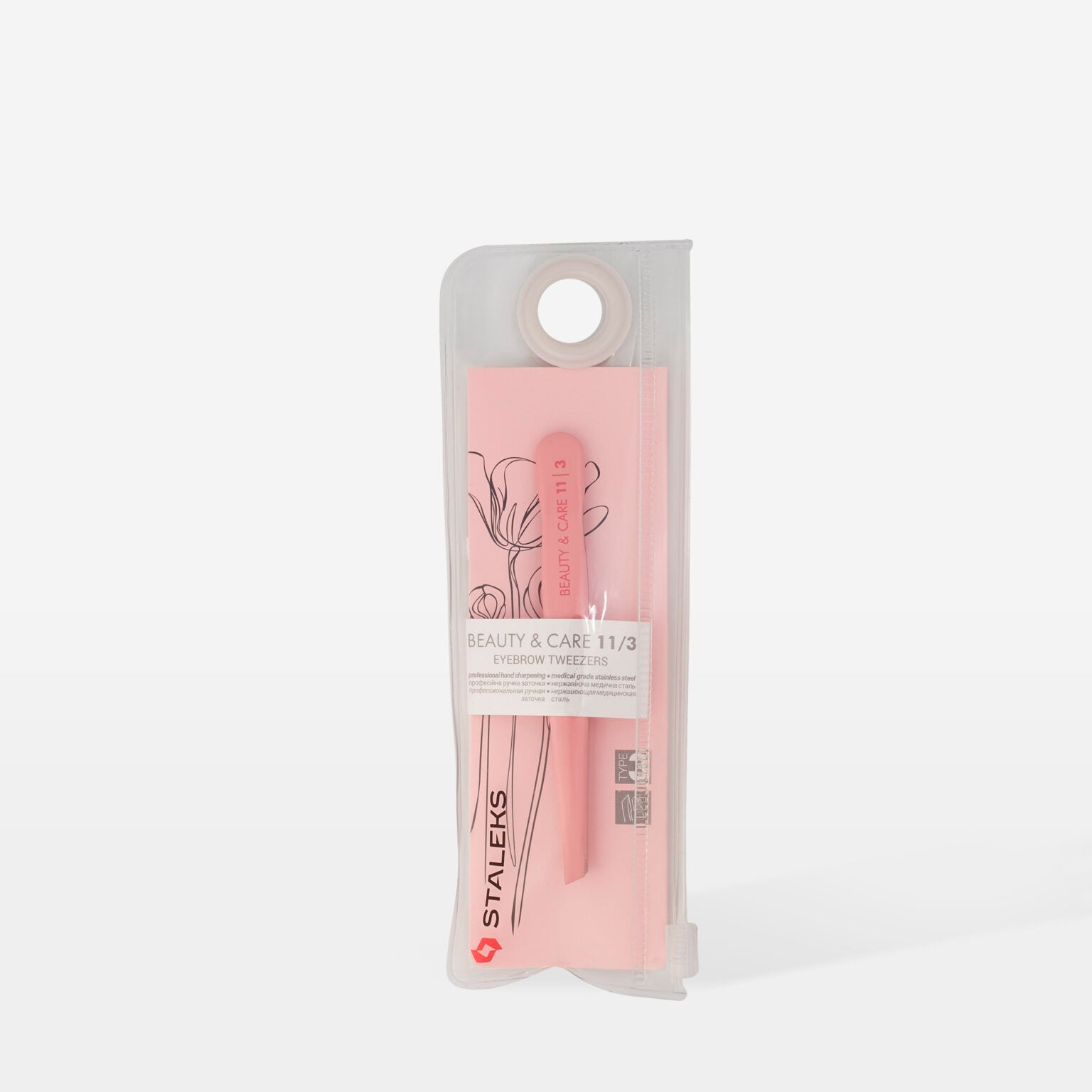 Staleks Eyebrow tweezers | 11 TYPE 3 (wide beveled) - Image 3