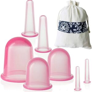 Silicone Cupping Set 7pc - Pink