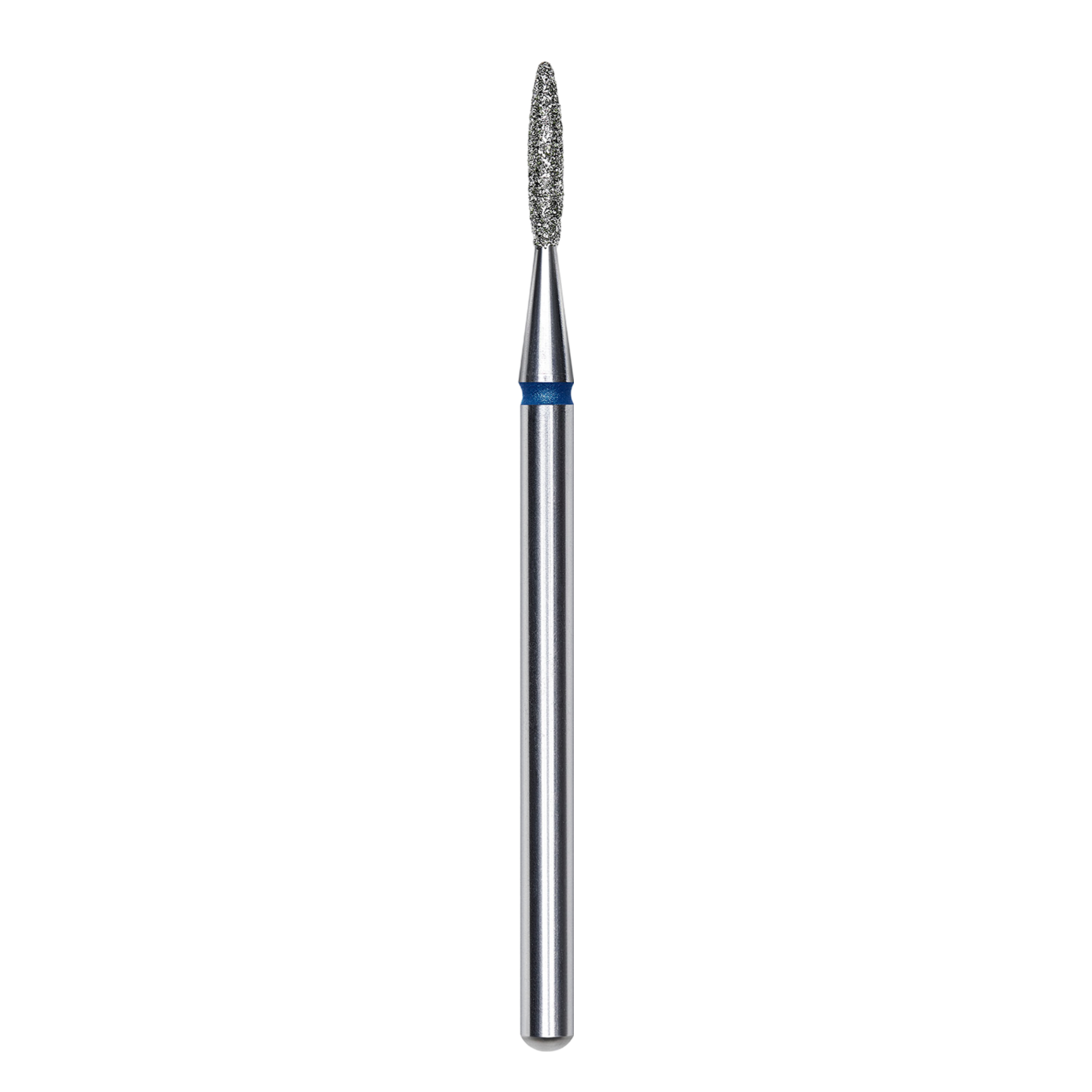 Staleks Diamond nail drill bit pointed flame blue EXPERT head diameter 1,6 mm / working part 8 mm