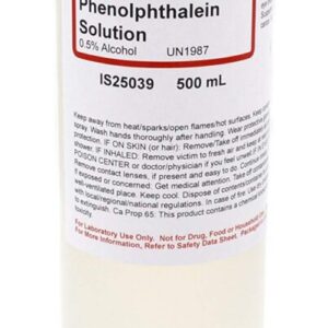 Phenolphthalein Indicator 500ml  AR