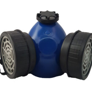 Alternative view of Double Gas Mask with Filters
