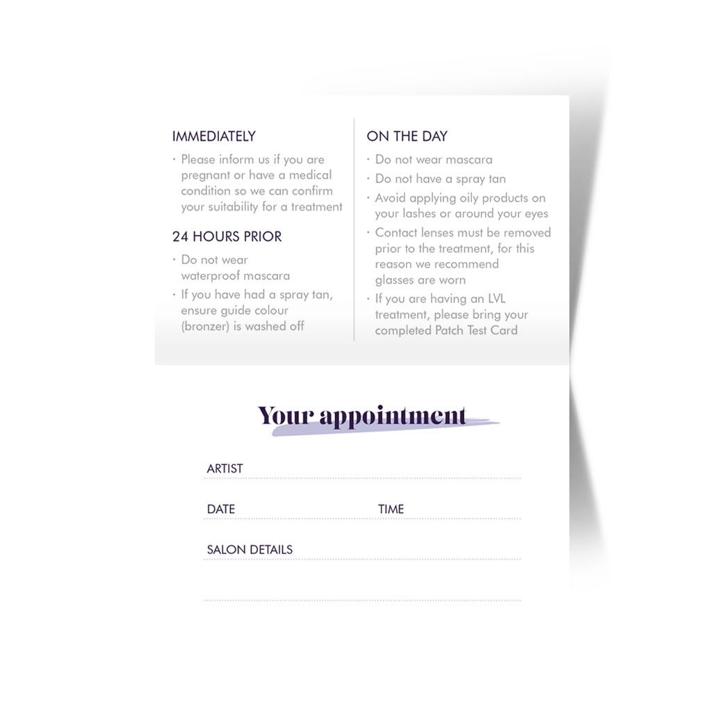 Alternative view of Nouveau Lashes - Pre-treatment Cards 50'S