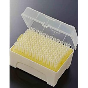 Pipette tips 200ul with filter, 96 place rack