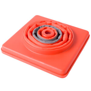 Alternative view of Road Cone with Light, Collapsible