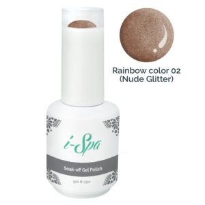 Rainbow color 2 (Nude glitter)