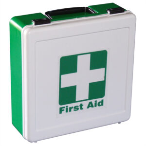 Plastic First Aid box - unstocked