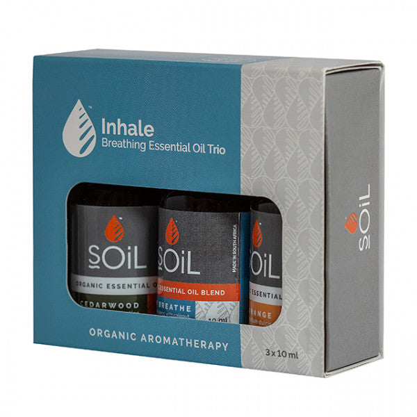 Alternative view of SOiL Inhale Essential Oil Trio