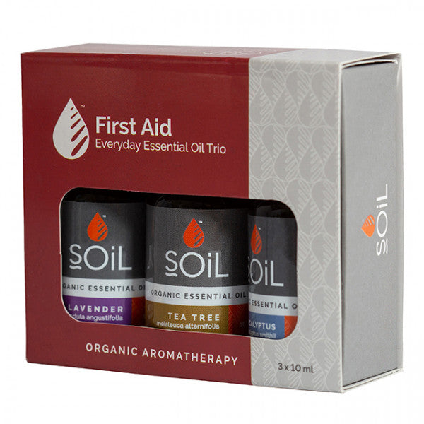 Alternative view of SOiL First Aid Essential Oil Trio