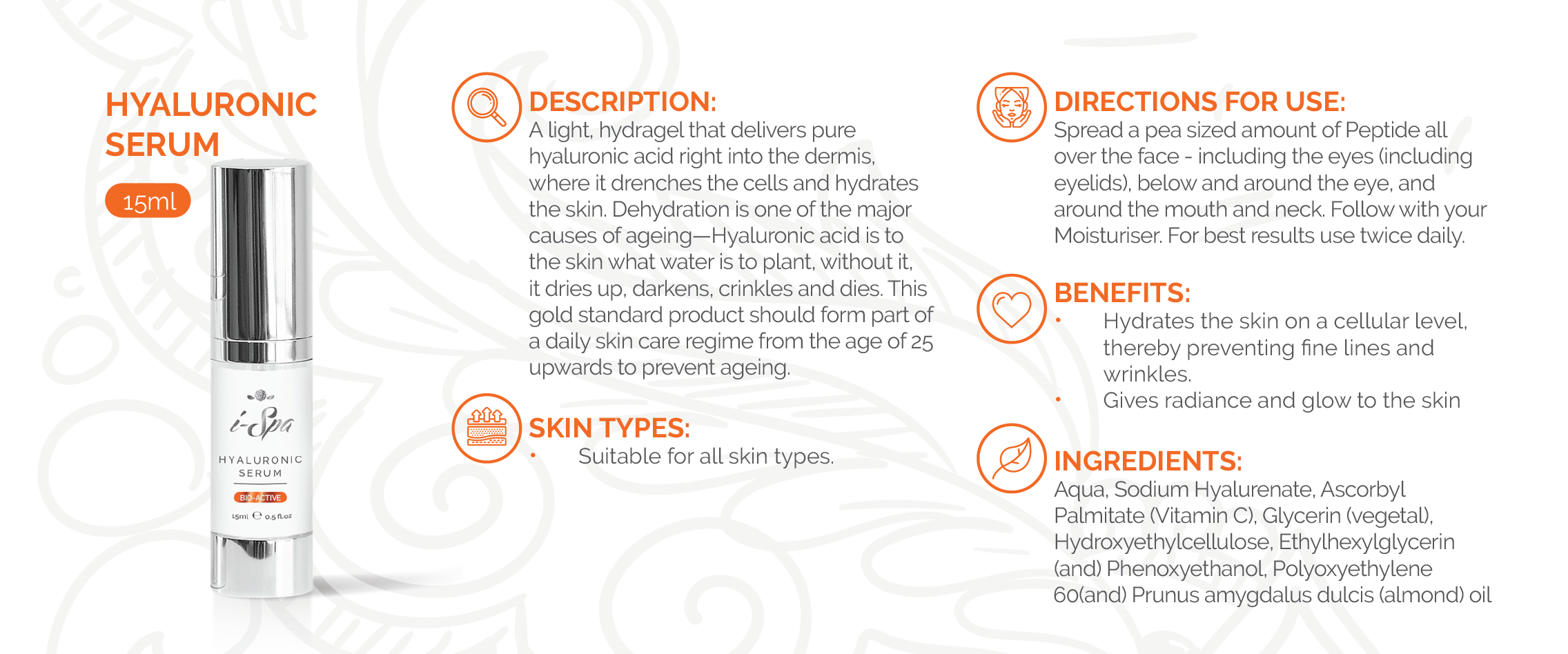 Serum | Hyaluronic Acid Serum | 15ml - Image 2