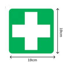 Alternative view of First Aid Equipment Sign 190×190