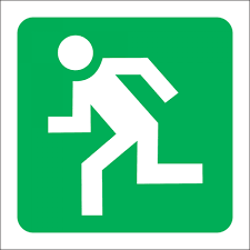 Running Man - Left Sign 190×190