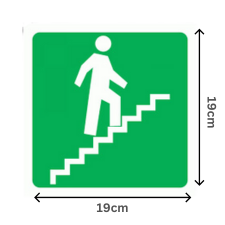 Alternative view of Stairs Going Up Sign 190×190