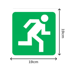 Alternative view of Running Man - Right Sign 190×190