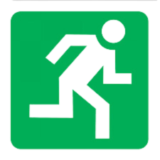 Running Man - Right Sign 190×190