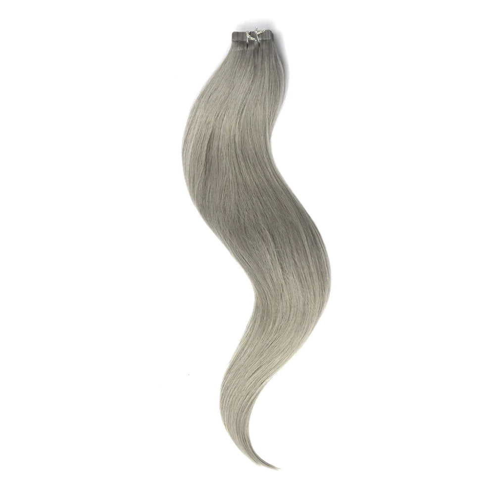 Tape in Hair Extensions - Silver - 20inch