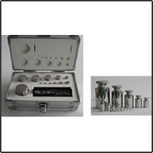 1mg - 1kg set - F2 CLASS - Alluminium box