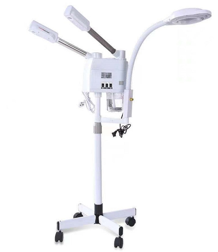 3 in 1 Hot & Cold Facial steamer with mag lamp