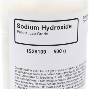 Sodium Hydroxide Pellets 98.5% AR 500g