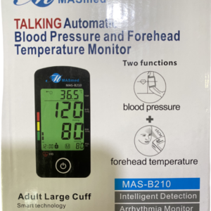 Alternative view of Digital BP monitor and infrared thermometer MAS-B210