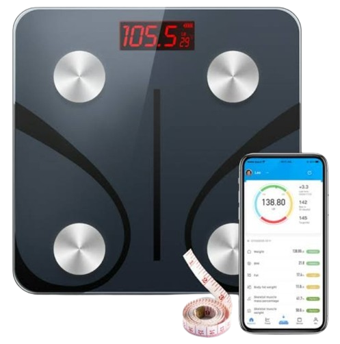 Body Fat Scale 180kg *Measuring :Fat, visceral fat, muscle, bone, basal metabolic rate, body moisture and bmi With Bluetooth connection MAS-PT701 - Image 3
