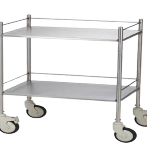 Dressing Trolley MEDIUM (2 stainless steel shelves) SC-C14