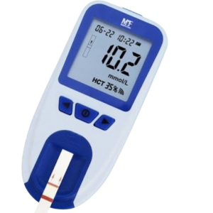 Alternative view of Digital Haemoglobin meter (with 50 strips) HB-101