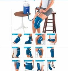 Alternative view of Cold Therapy System with Optional Cuff (Thigh, Knee, Ankle, Back and Neck) with Air Compressor